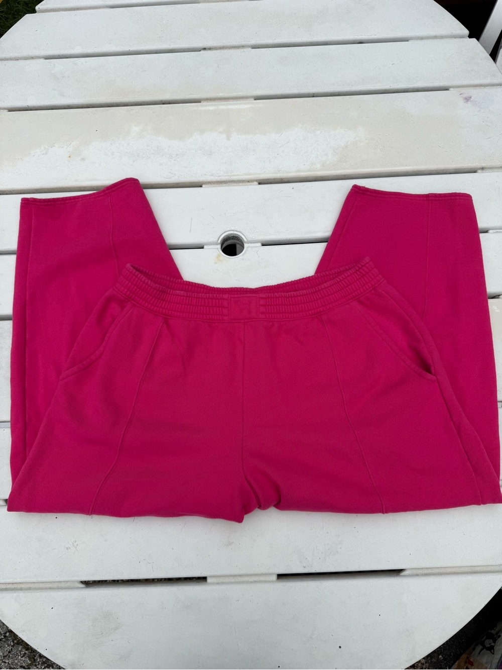 PINK Victoria's Secret womens Fuchsia Pull-On Joggers